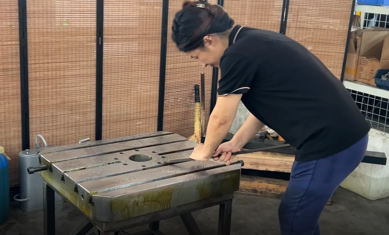 Hand scraping